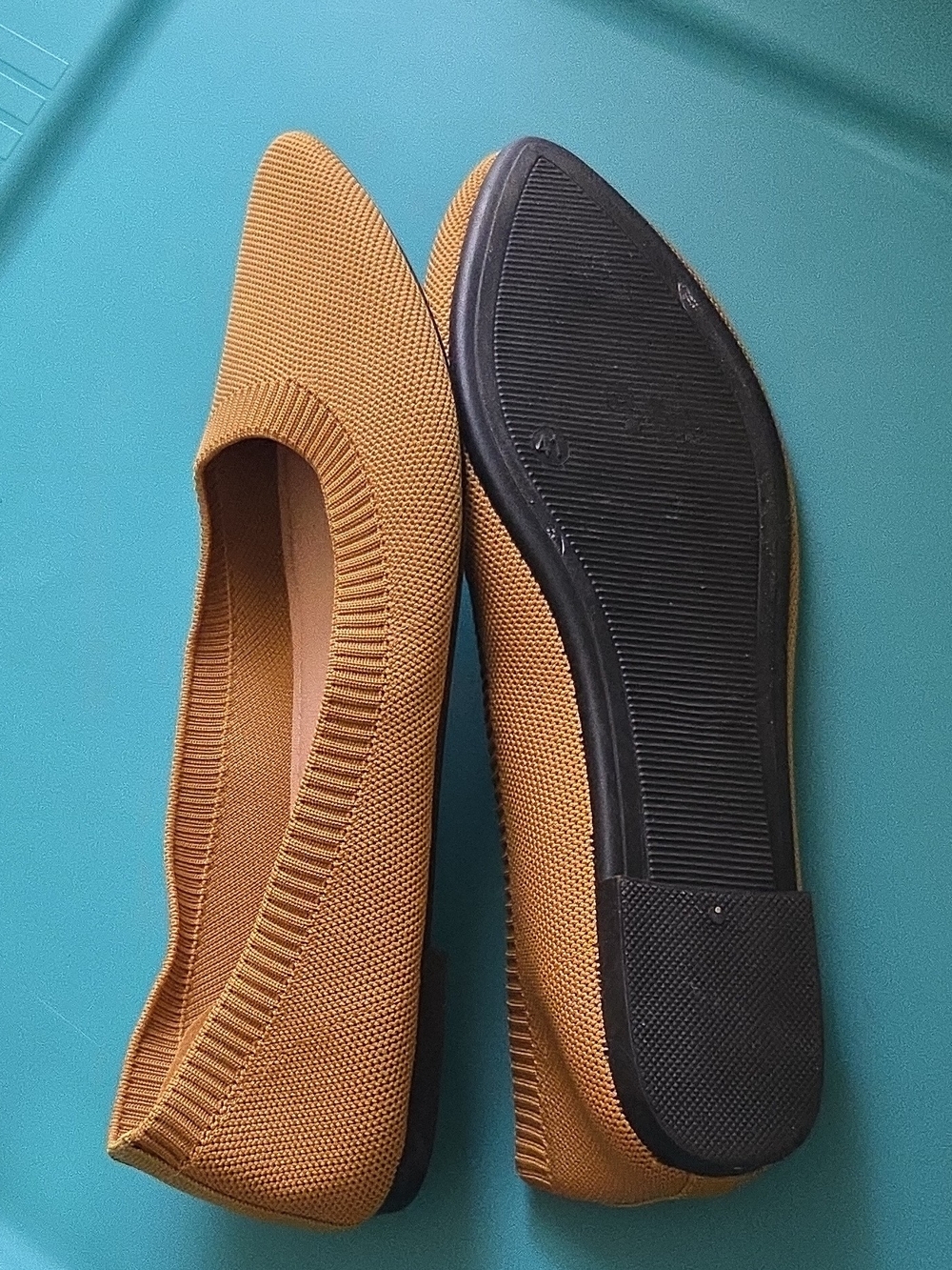 Men's Knit Slip-On Dress Shoes in Tan